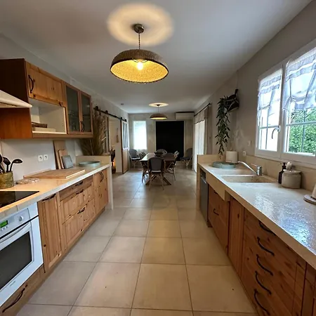 Maison Contemporaine Avec Piscine Proche D'uzes- 3 - Jardin Et Barbecue * Saint-Laurent-la-Vernède