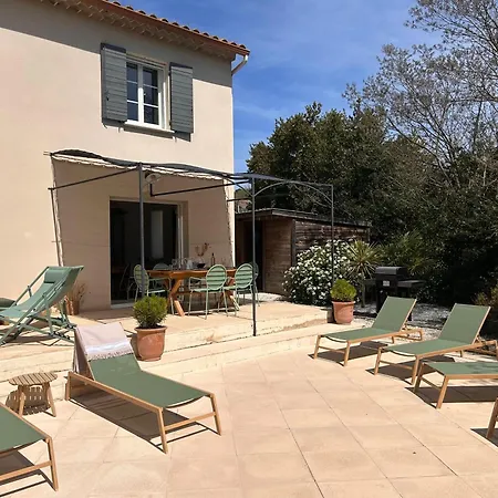 Maison Contemporaine Avec Piscine Proche D'uzes- 3 - Jardin Et Barbecue Saint-Laurent-la-Vernède