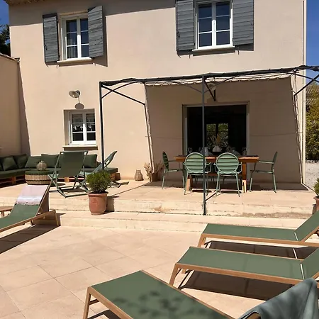 Maison Contemporaine Avec Piscine Proche D'uzes- 3 - Jardin Et Barbecue Willa Saint-Laurent-la-Vernède