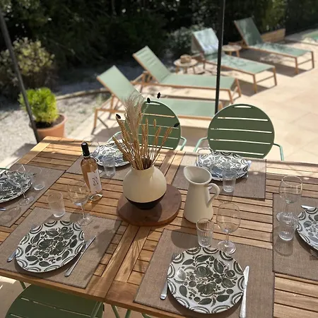 Willa Maison Contemporaine Avec Piscine Proche D'uzes- 3 - Jardin Et Barbecue