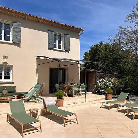 Villa Maison Contemporaine Avec Piscine Proche D'uzes- 3 - Jardin Et Barbecue