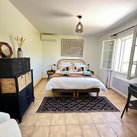 Maison Contemporaine Avec Piscine Proche D'uzes- 3 - Jardin Et Barbecue